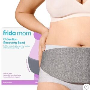 Frida Mom C-Section Recovery Band/Belt PostOp Surgery Birth Baby Hot/Cold Packs